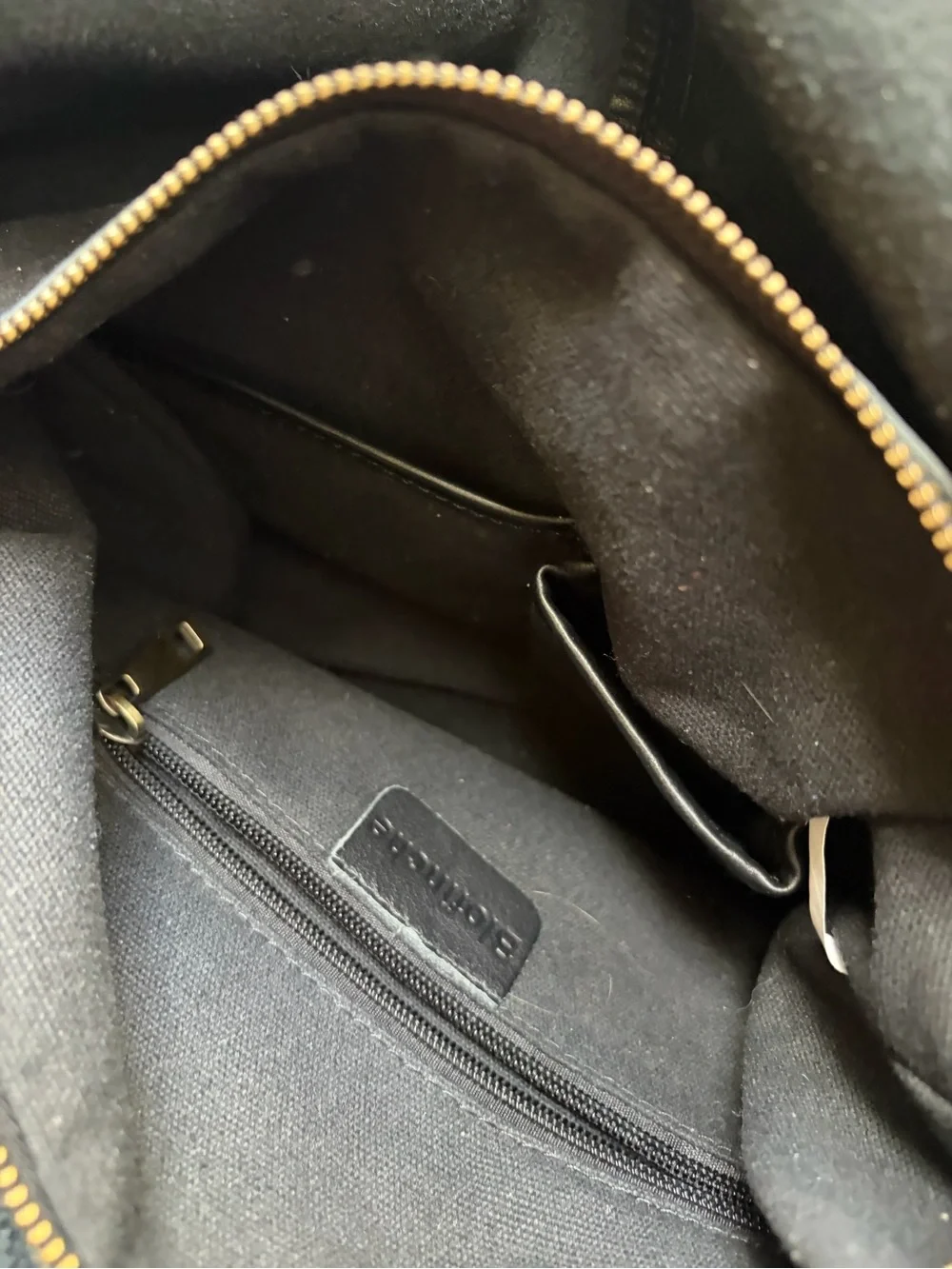 Blofinche Soft Black Leather Tote Bag